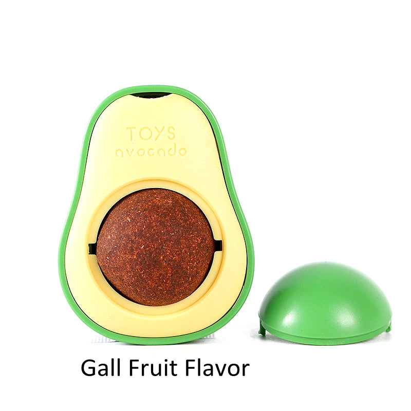 Avocado Shape Cat Toys Gatos Catnip Mint Interactive Ball Mascotas Pet Accessories Companion Bionic Fun Healthy Gut