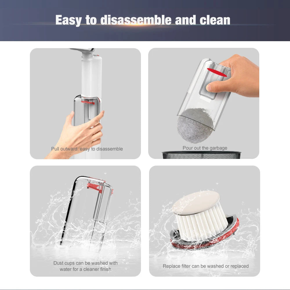 Rechargeable Portable Handheld Wireless Cordless BLDC Pet Hair Grooming Dog Cat Slicker Brush Vacuum Cleaner