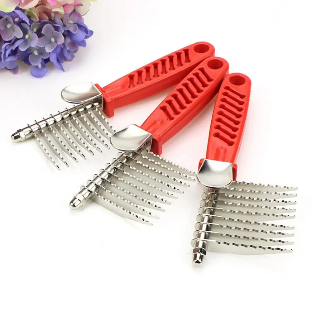 Dog Grooming Tool Stainless Steel Dog Dematting Comb Rake Brush Set for Cats Pets Grooming Tool for Fur Removal on for Doodles