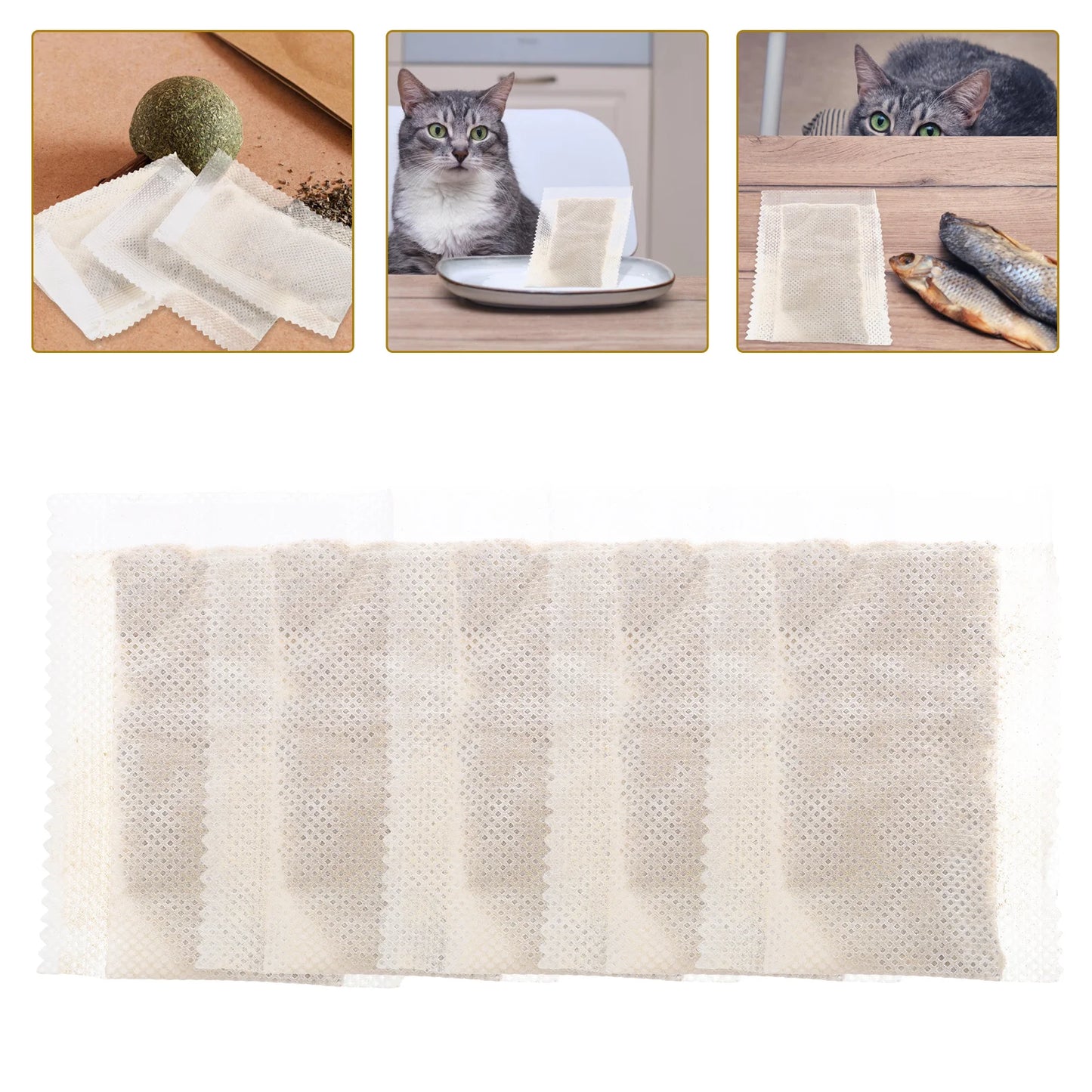 10pcs Cat Toy Replacement Catnip Catnip Teabag making Tea Supplies for Cat catnip tea for teabag