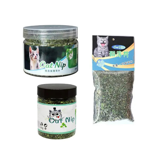 367A Premium for Cat Dental Clean Treats Catnip Treats for Cat Mints Treats Natural Mint Leaves for Pet Kitten 10g/20g/30g