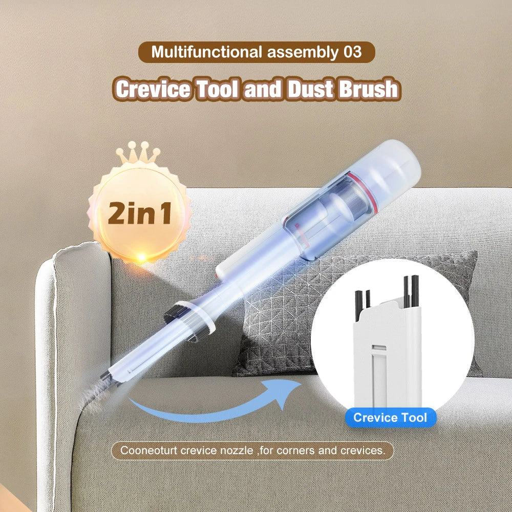 Rechargeable Portable Handheld Wireless Cordless BLDC Pet Hair Grooming Dog Cat Slicker Brush Vacuum Cleaner