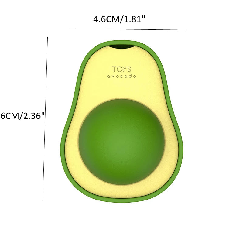 Avocado Shape Cat Toys Gatos Catnip Mint Interactive Ball Mascotas Pet Accessories Companion Bionic Fun Healthy Gut