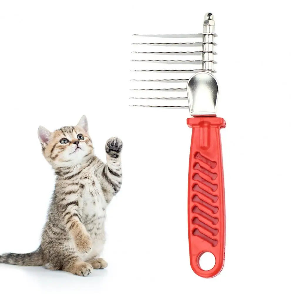 Dog Grooming Tool Stainless Steel Dog Dematting Comb Rake Brush Set for Cats Pets Grooming Tool for Fur Removal on for Doodles