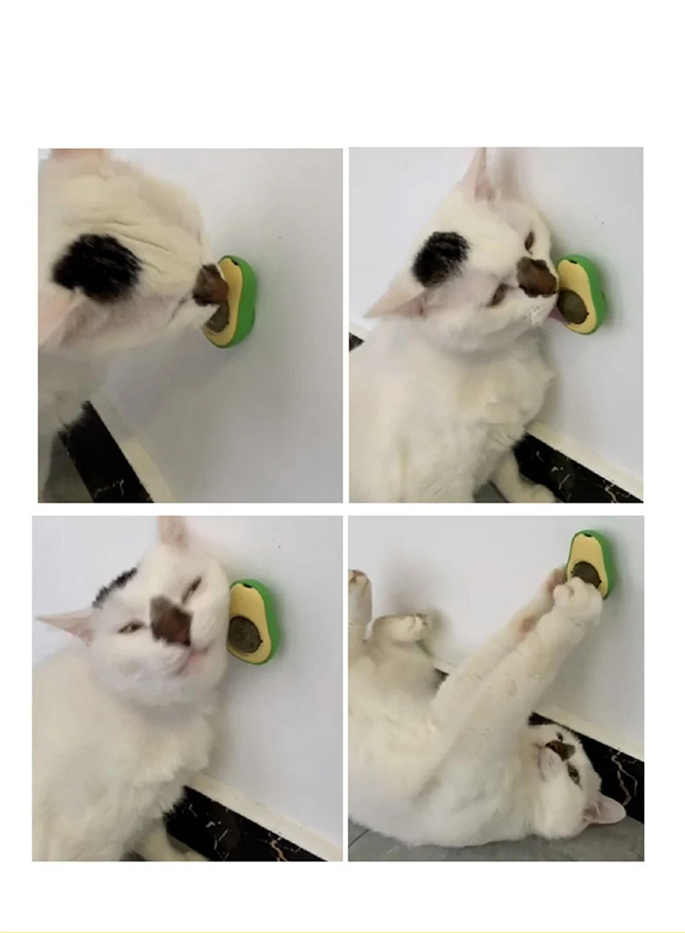 Avocado Shape Cat Toys Gatos Catnip Mint Interactive Ball Mascotas Pet Accessories Companion Bionic Fun Healthy Gut