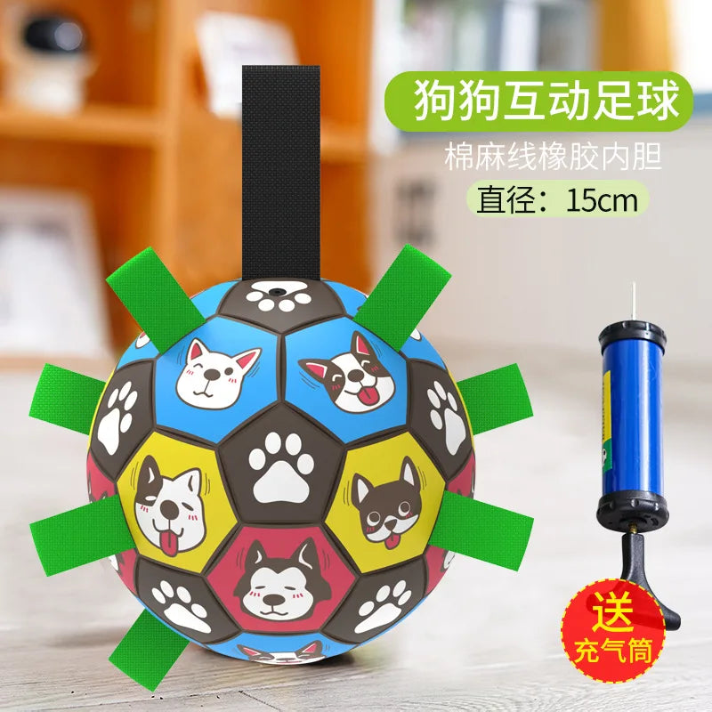 Outdoor Training Interactive Frisbee Football Dog Toy with String, Foldable Ball Molar Toy, Puppy Chew Accessories