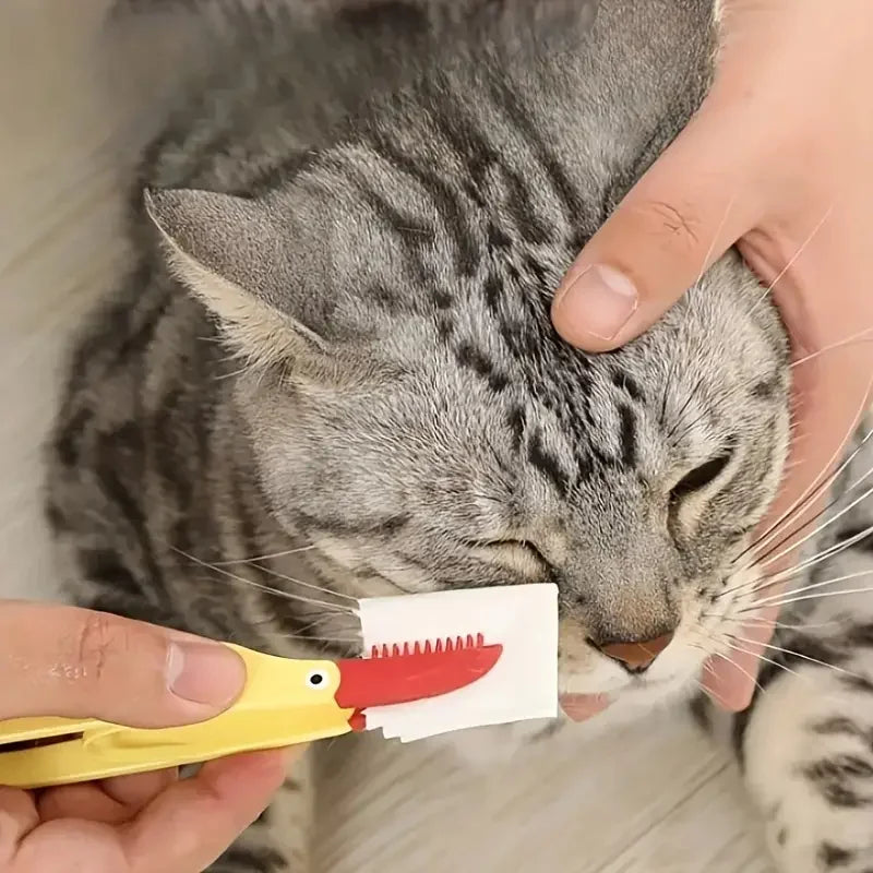 Soft Silicone Cat Dog Tear Marks Brush Eye Cleaning Combs Eye Excrement Remover Cleaner Clip Pet Supplies Cat Dog Products